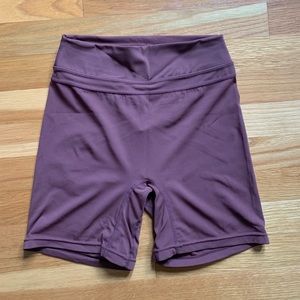 Chocolate Brown Biker Shorts